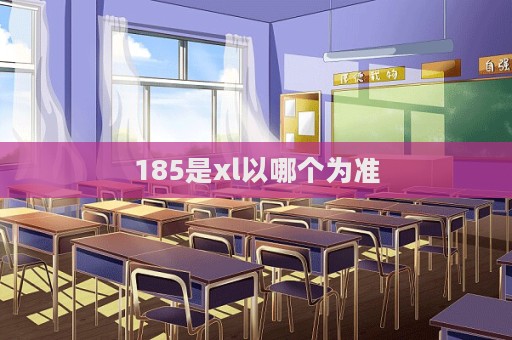 185是xl以哪个为准  第1张