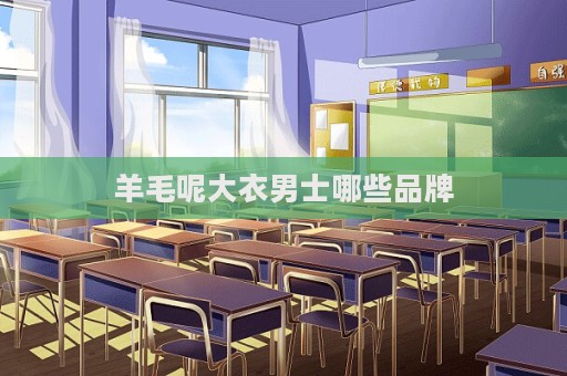 羊毛呢大衣男士哪些品牌  第1张