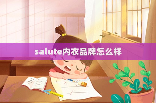 salute内衣品牌怎么样  第1张