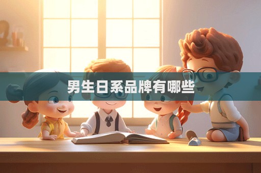 男生日系品牌有哪些  第1张