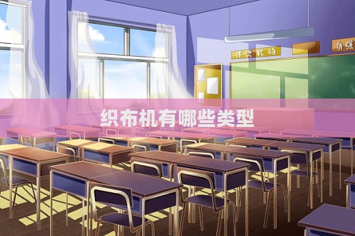 织布机有哪些类型  第1张
