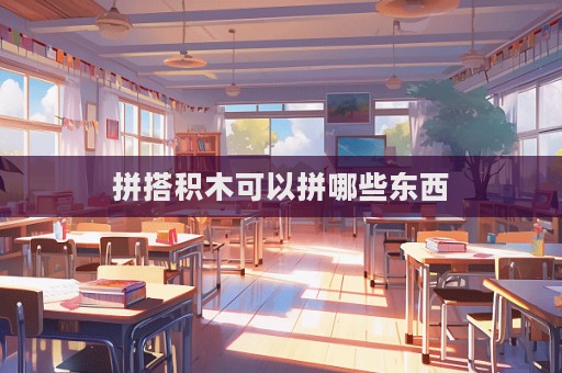 拼搭积木可以拼哪些东西