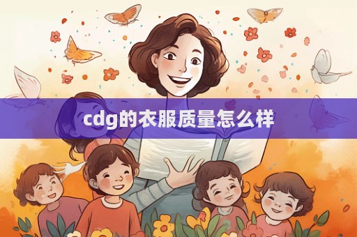cdg的衣服质量怎么样  第1张