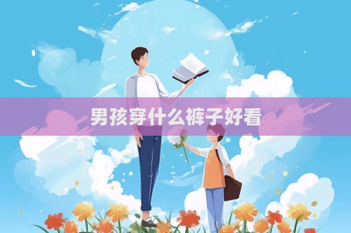 男孩穿什么裤子好看  第1张