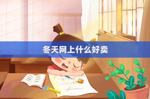 冬天网上什么好卖