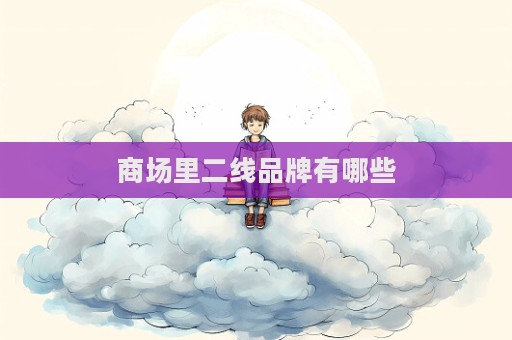 商场里二线品牌有哪些