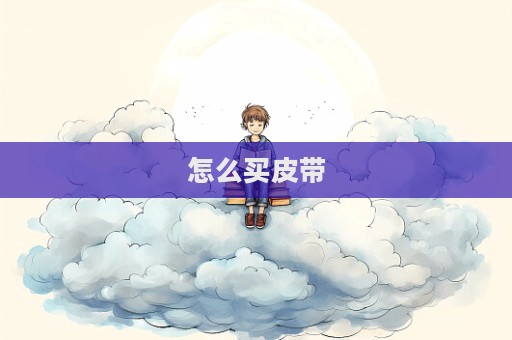怎么买皮带