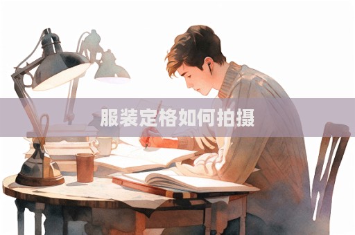 服装定格如何拍摄