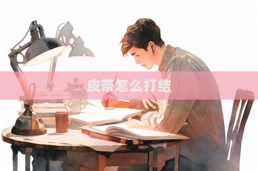 皮带怎么打结