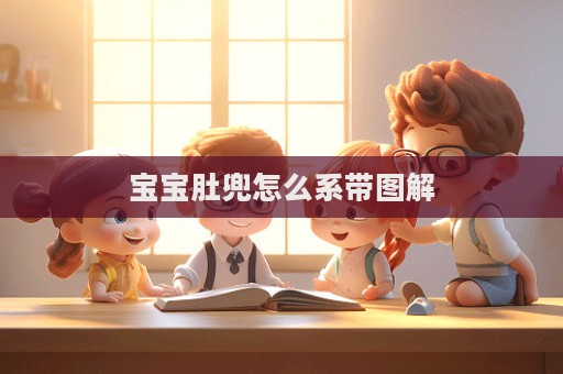宝宝肚兜怎么系带图解