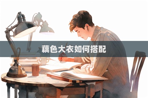 藕色大衣如何搭配  第1张