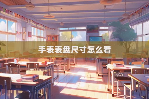 手表表盘尺寸怎么看  第1张