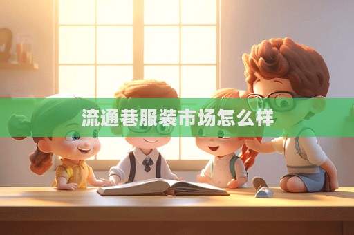 流通巷服装市场怎么样  第1张