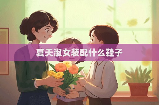 夏天淑女装配什么鞋子  第1张
