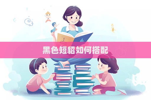 黑色短貂如何搭配  第1张