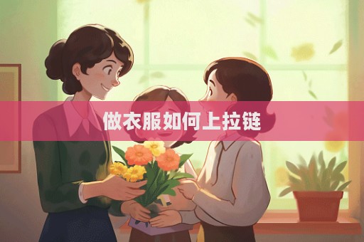 做衣服如何上拉链  第1张