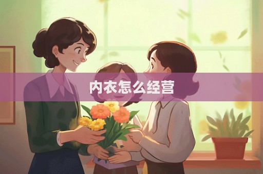 内衣怎么经营  第1张