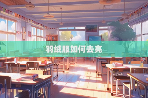 羽绒服如何去亮  第1张