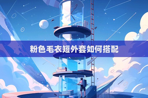 粉色毛衣短外套如何搭配  第1张
