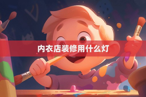 内衣店装修用什么灯