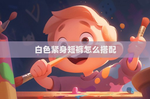 白色紧身短裤怎么搭配  第1张