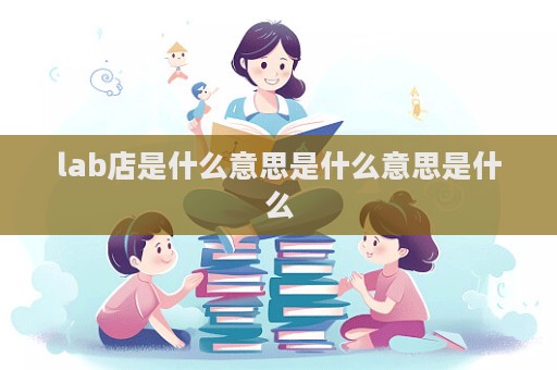 lab店是什么意思是什么意思是什么  第1张