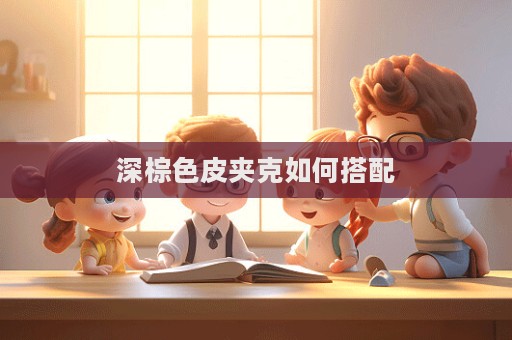 深棕色皮夹克如何搭配  第1张