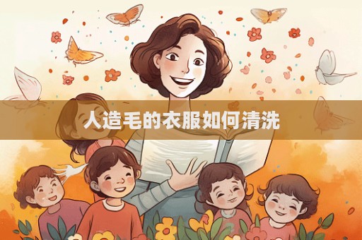 人造毛的衣服如何清洗