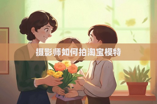 摄影师如何拍淘宝模特