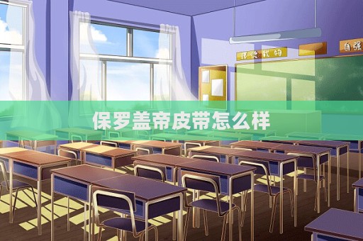 保罗盖帝皮带怎么样