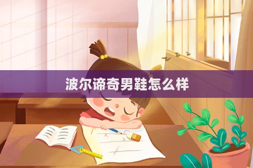 波尔谛奇男鞋怎么样  第1张