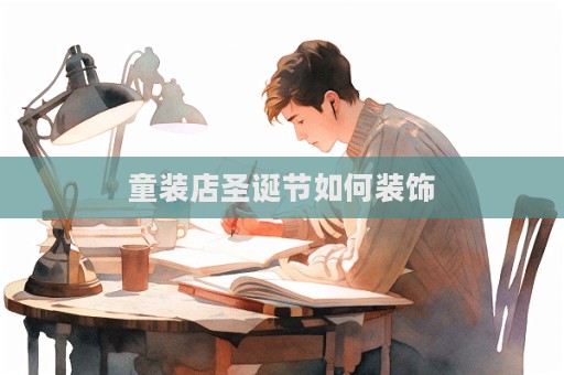 童装店圣诞节如何装饰