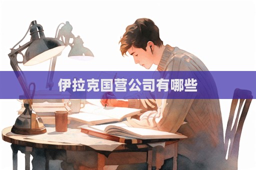 伊拉克国营公司有哪些