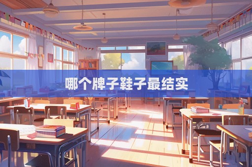 哪个牌子鞋子最结实  第1张