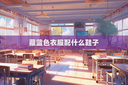 藏蓝色衣服配什么鞋子