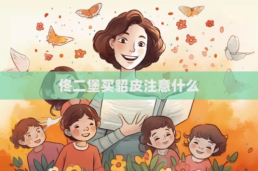 佟二堡买貂皮注意什么