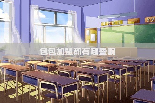 包包加盟都有哪些啊