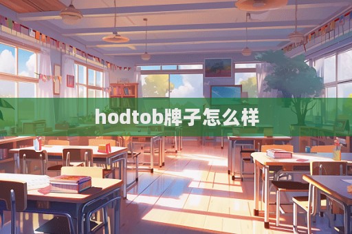 hodtob牌子怎么样