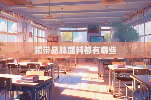 领带品牌面料都有哪些