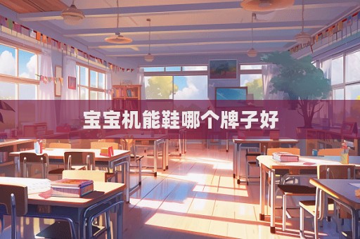 宝宝机能鞋哪个牌子好