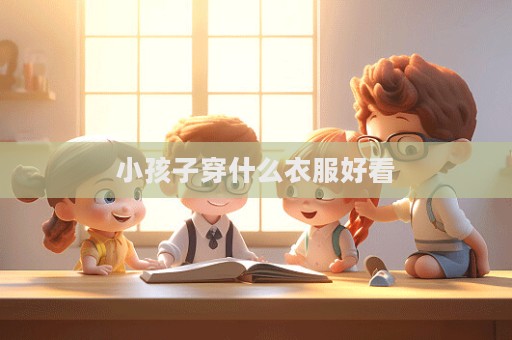 小孩子穿什么衣服好看