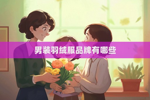 男装羽绒服品牌有哪些  第1张