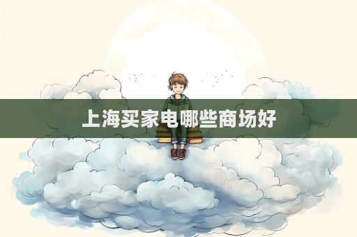上海买家电哪些商场好