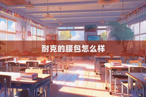耐克的腰包怎么样