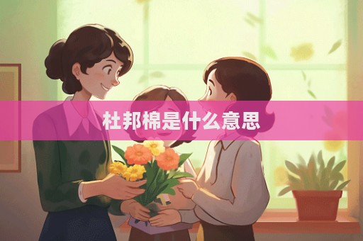 杜邦棉是什么意思